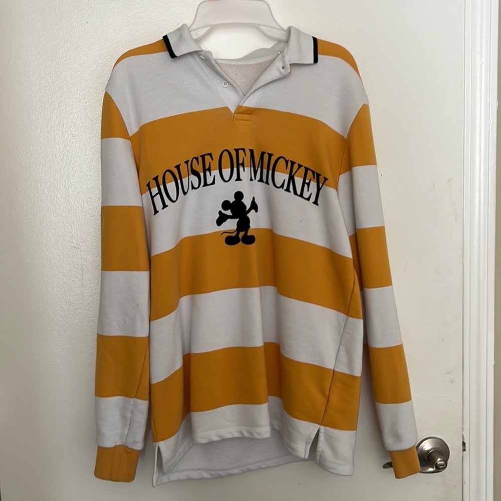 Bershka Mickey Mouse Long Sleeve Top in Size M (loose fit)